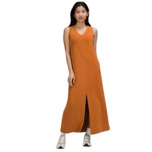 Lululemon Ease Of It All V Neck Midi Tank Dress